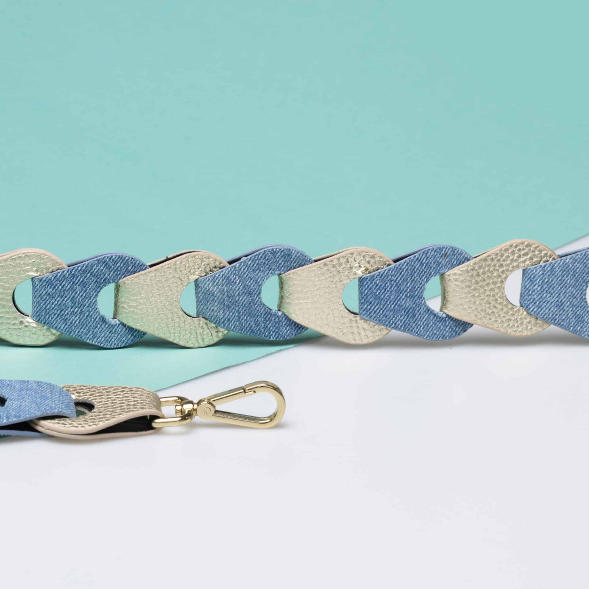 Big Mister Sister Cord Light Blue Jeans & Gold