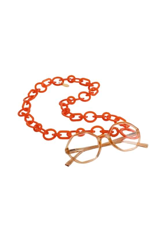 Brillenkoord Round Warm Orange