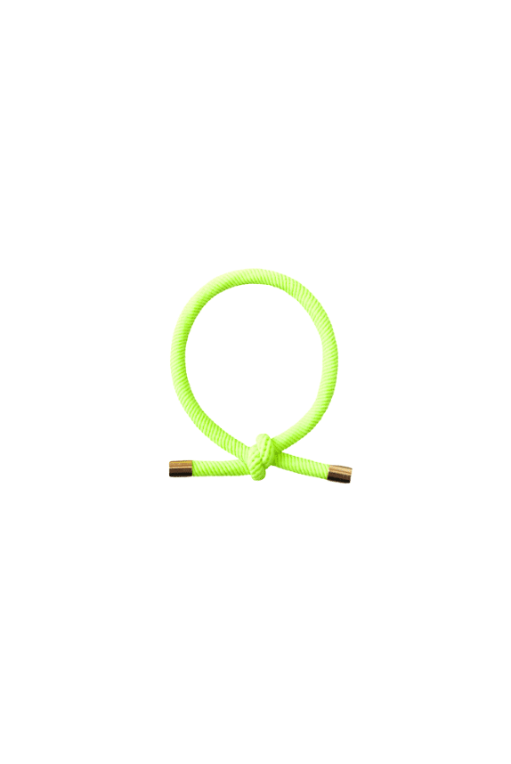 Knooparmbandje lime green