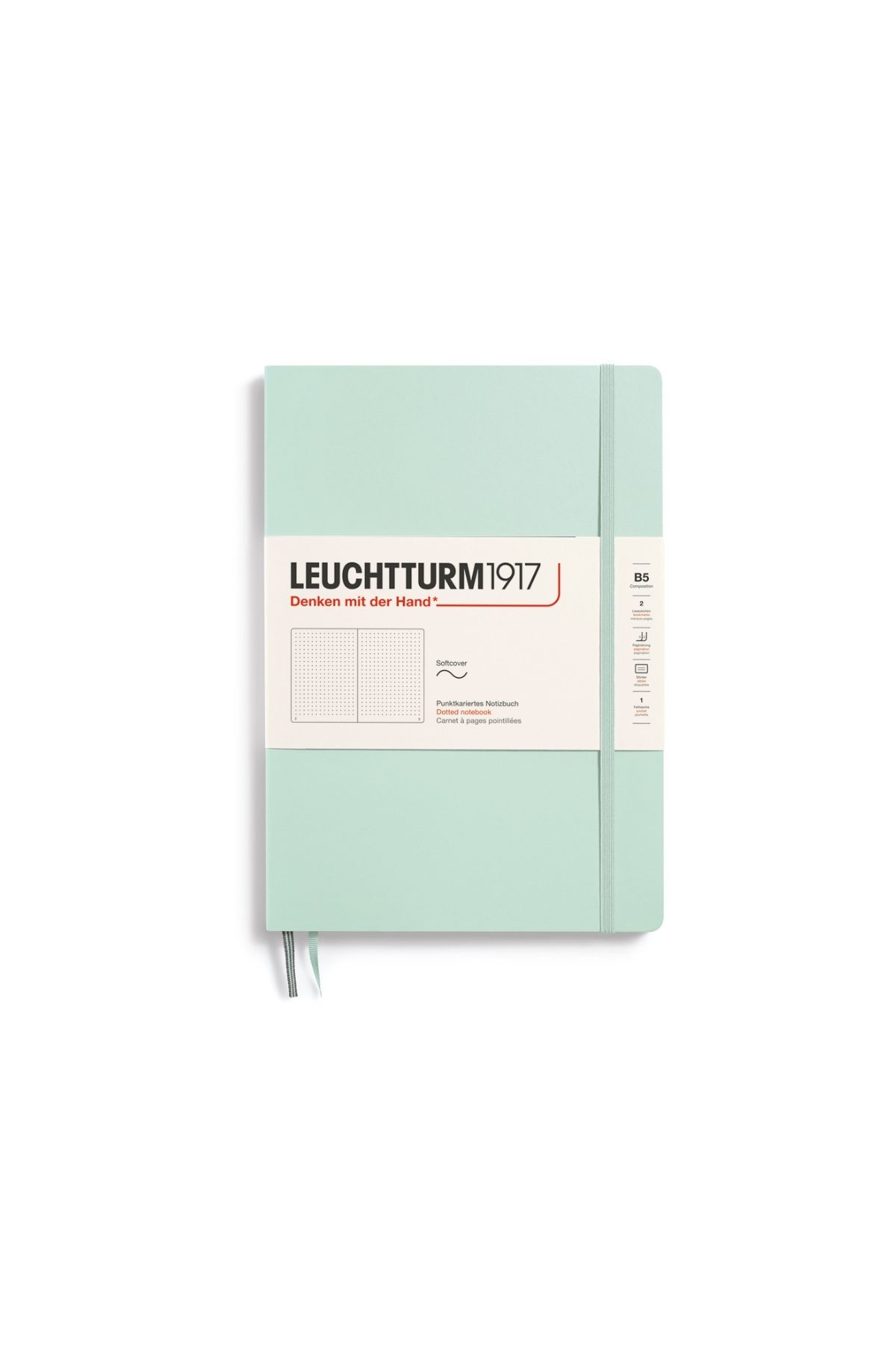 Notebook Softcover Composition Mint Green