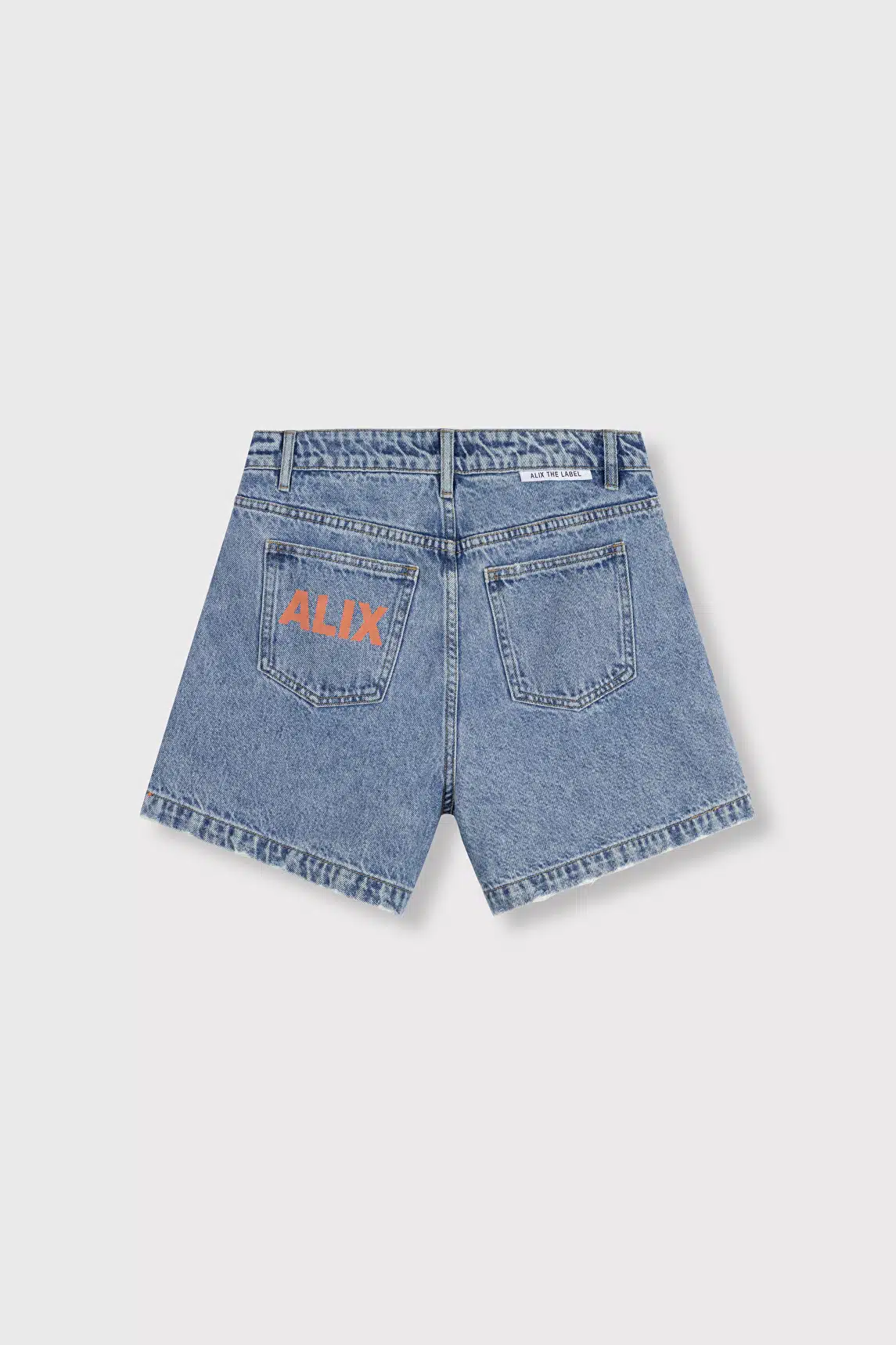Woven bermuda shorts denim blue