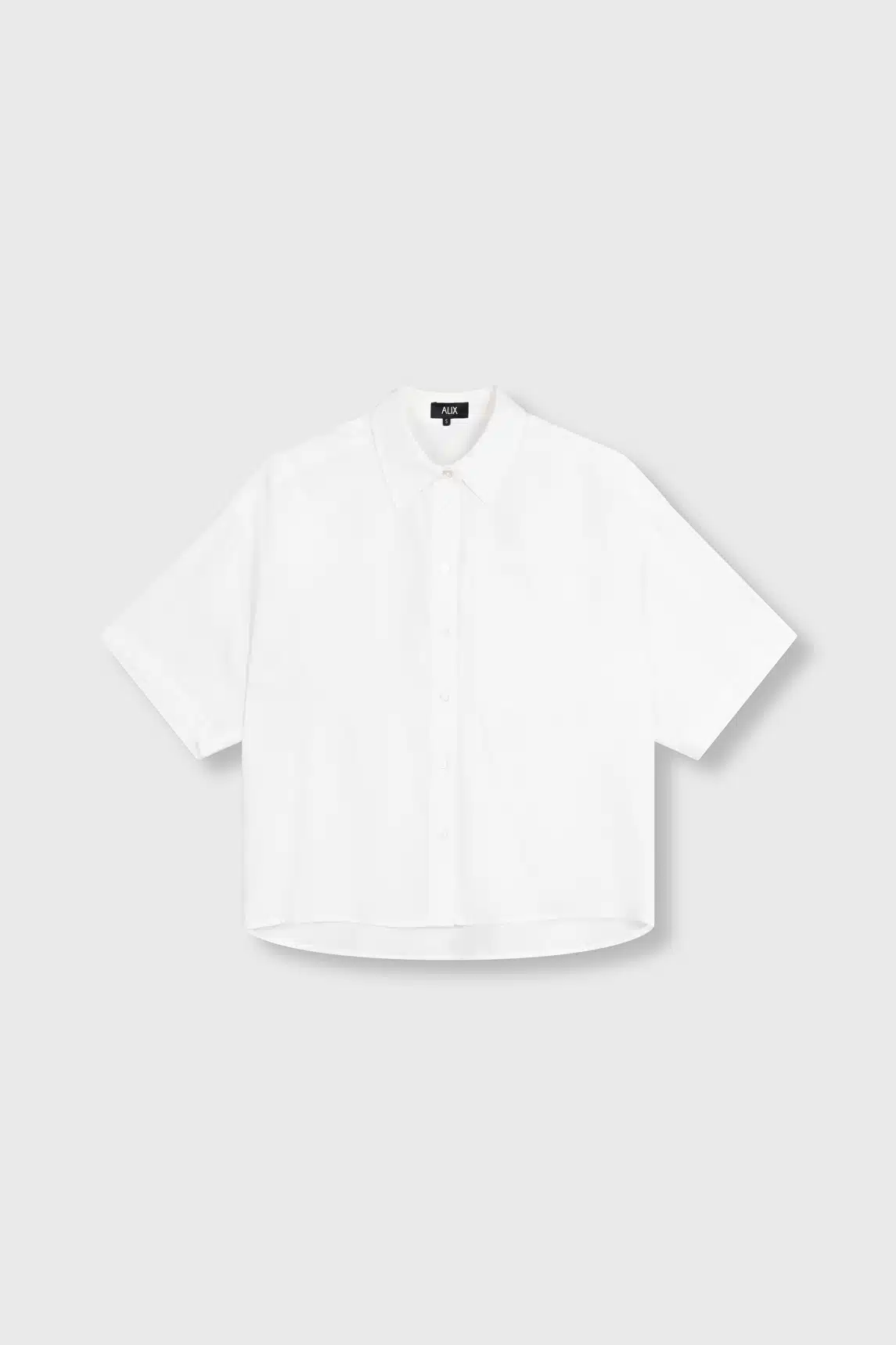 Woven short sleeve blouse soft white - Afbeelding 2